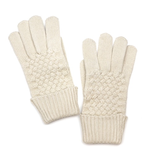 Naatural Textured Knit Gloves by Peace of Mind